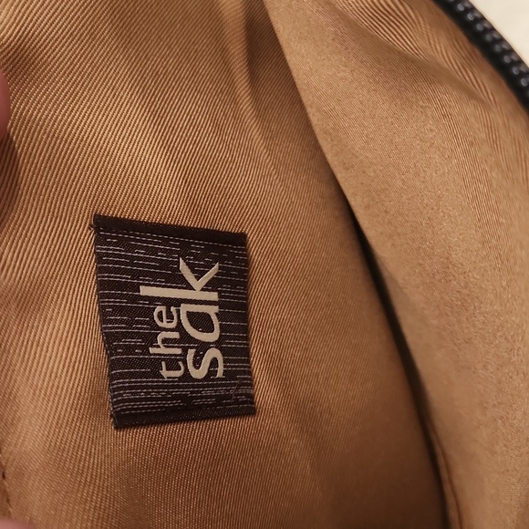 The Sak Black Studded Leather Zip Top Mini Bag - Picture 3 of 5